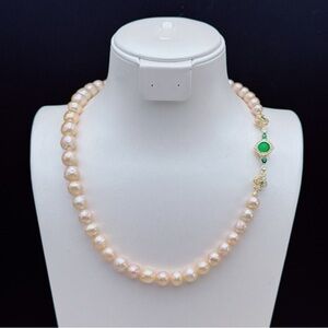 26X207 Handmade Edison Freshwater Baroque Pearl Necklace